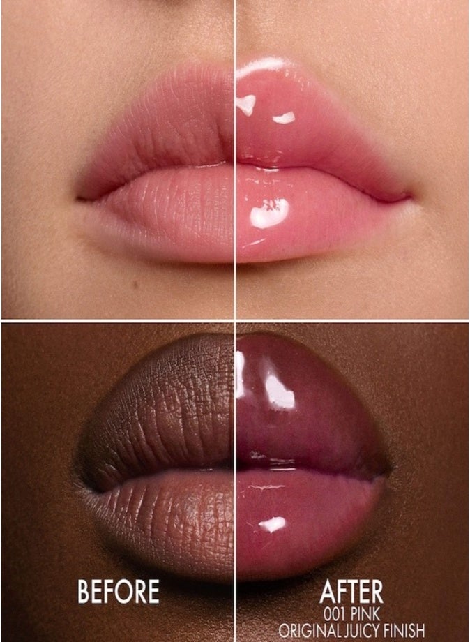 Dior Addict DIOR Lip Glow Oil Hydrating High-Shine Gloss 6ml | 001 Pink Nourishing & Plumping Lip Oil - Image 3